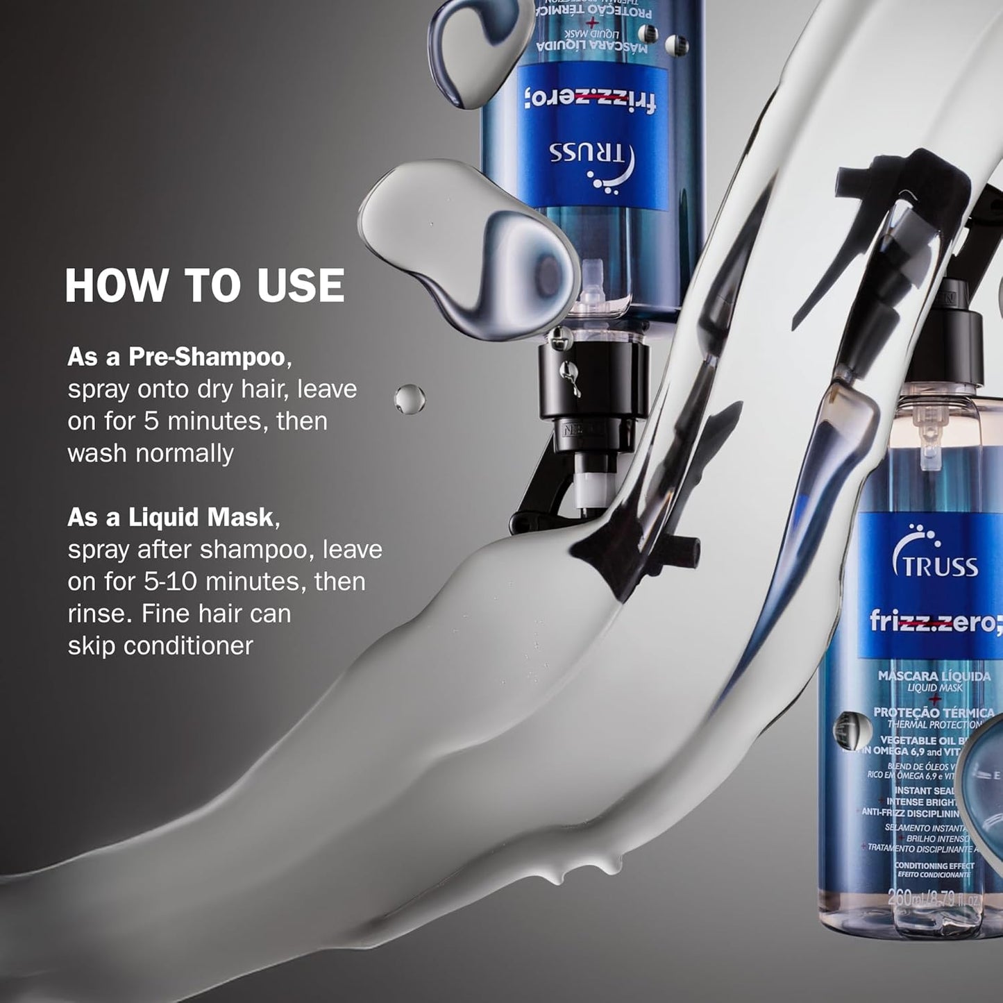 FRIZZ ZERO TRUSS LIQUID HAIR MASK