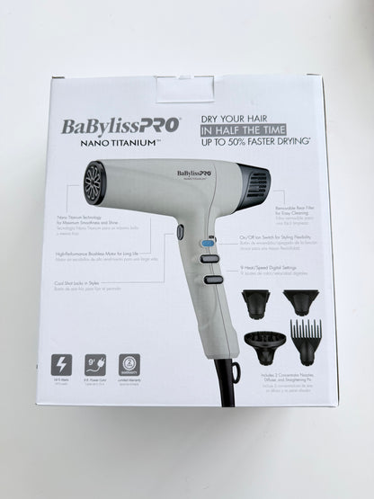 BABYLISS PRO NANO TITANIUM DRYER PROFESIONAL